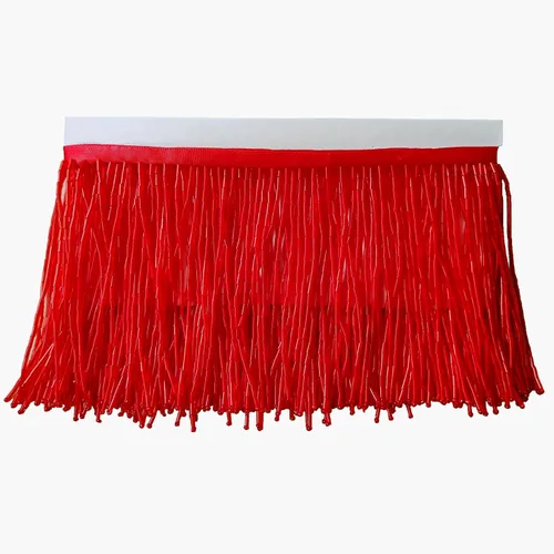 Miniatura 12 de Ribete de flecos con cuentas, cinta con borlas de 4 pulgadas de ancho, 1 yarda de largo para manualidades, decoración de ropa (negro)