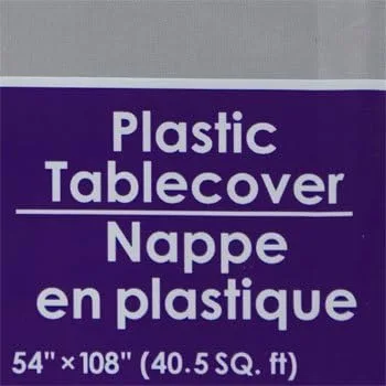 Miniatura 2 de PAQUETES DE MESA DE PLÁSTICO DESECHABLES (GRIS/GRIS)