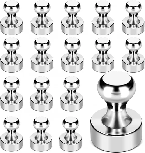 Miniatura 28 de LOVIMAG Imanes para nevera, 16 unidades, pizarra blanca para refrigerador, pequeño imán fuerte, accesorios de cocina, juego de casillero decorativo