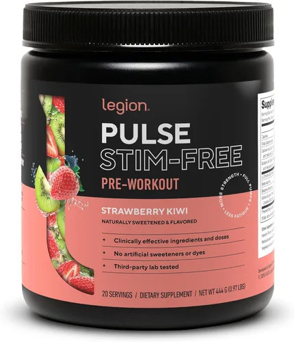 Miniatura 13 de Legion Pulse Suplemento previo al entrenamiento - Bebida de óxido nítrico natural para aumentar la energía, sin creatina, endulzada naturalmente