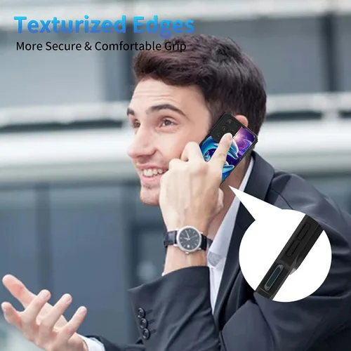 Miniatura 369 de Funda para Samsung Galaxy S22 Ultra 5G, Galaxy S22 Ultra con cubierta de cámara deslizante, funda resistente de doble capa con función atril Black