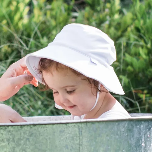 Miniatura 2 de Gorro I play by Green Sprouts, de natación, transpirable, para bebé, Gorro de natación y sol transpirable., 2-4T