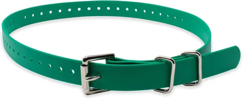 Miniatura 18 de Collar de perro Educator Biothane, impermeable, a prueba de olores, con hebilla de metal y anillo en D, ajustable para un ajuste personalizado, Negro