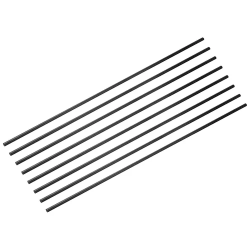 Miniatura 12 de MECCANIXITY Varilla de fibra de carbono, 0.020 in x 5.906 in para coche RC avión, herramienta de bricolaje, tubo de ala de brazo cuadricóptero