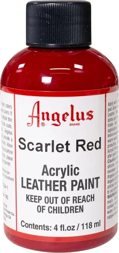 Miniatura 34 de Angelus - Pintura acrílica para cuero, 4 Fl Oz, color blanco - Pintura para cuero profesional flexible, resistente a grietas, arañazos