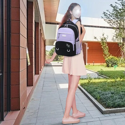 Miniatura 4 de CAMTOP Mochila escolar para laptop universitaria, mochila para computadora de 15.6 pulgadas para mujeres y niñas