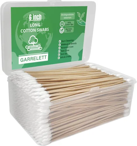 Miniatura 11 de 6 Inch Long Cotton Swabs, Pointed/Round Tips for Detail Cleaning, Gun Cleaning Supplies, Keyboard, Electronics, Crafts and Hard-to-Reach Areas