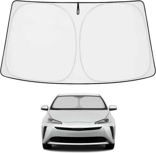 Miniatura 240 de Proadsy Parasol para parabrisas actualizado 2025, ajuste personalizado Dodge RAM 1500 2Dr 2019-2024 2025, 4 capas, plegable, protector de parasol