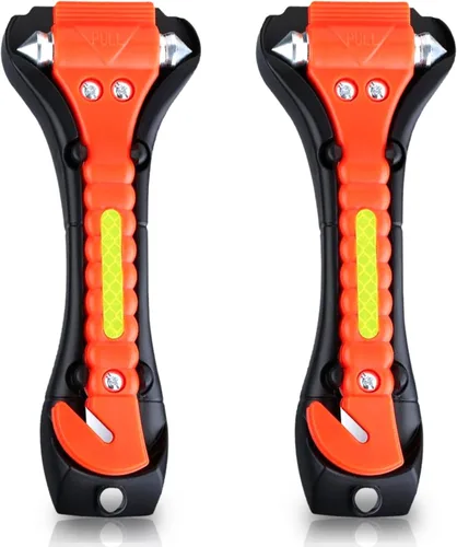 Rompeventanas para automóvil, martillo de seguridad, herramienta de escape de emergencia, cortador de cinturón de seguridad, kit de supervivencia