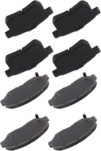 Miniatura 15 de CCIyu Juego de pastillas de freno de cerámica delanteras y traseras D882/D883 para Buick Rainier (2004-2005), Chevrolet SSR (2003-2005), Chevrolet