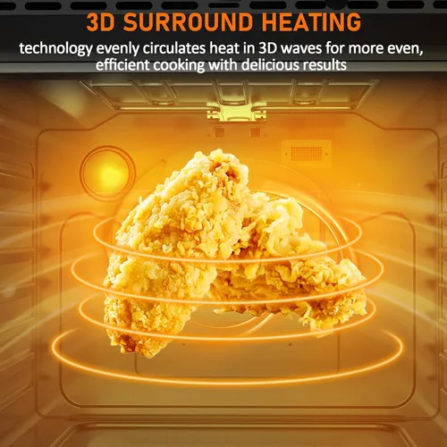 Miniatura 7 de LinTimes Acero inoxidable 30 "Control táctil Horno incorporado HEW3001 - Cajón de microondas, Encimera de microondas, Horno de panel táctil