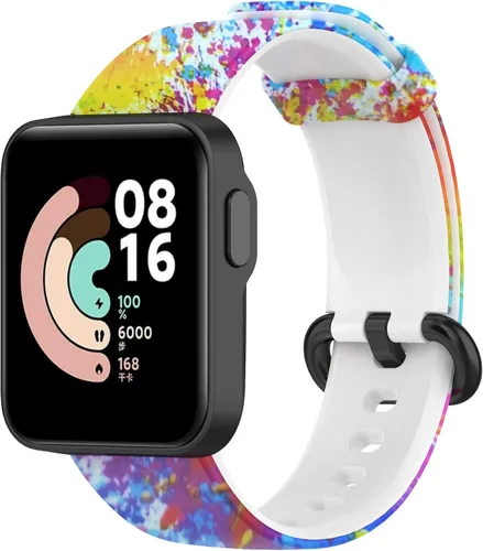 Miniatura 4 de Senter Correa de reloj de silicona suave Correa de repuesto para Xiaomi Mi Watch Lite y Redmi Watch Lite Smart Watch 2 piezas-C