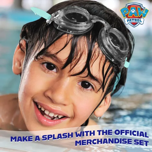 Miniatura 3 de Paw Patrol Kids Swim Goggles and Swim Cap Set Anti-Fog UV Protection Azul