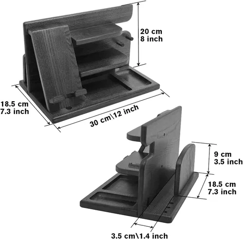 Miniatura 4 de Regalos para hombres de Navidad, estación de acoplamiento de teléfono de madera, regalos para hombres para cumpleaños o regalos para papá del Día
