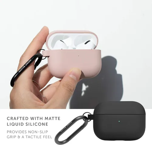 Miniatura 5 de Native Union Roam - Funda para AirPods Pro, funda de silicona líquida sedosa y mate, compatible con AirPods Pro, Airpods Pro 2 (negro)