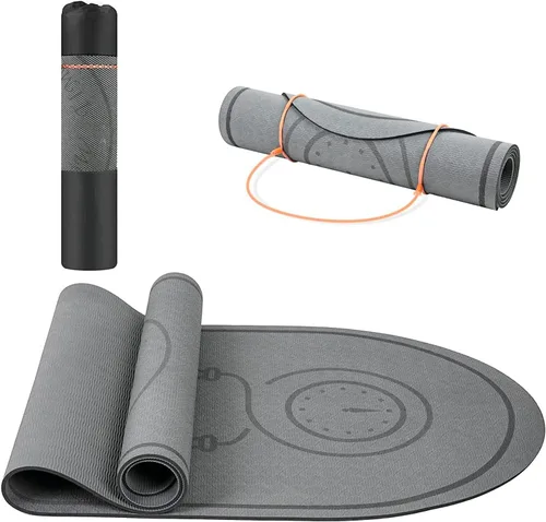 Miniatura 7 de Tapete para Saltar la Cuerda 71"/63"x24" Más Grande Antideslizante Interior Exterior Tapete de Ejercicio Fitness, Alta Densidad Entrenamiento