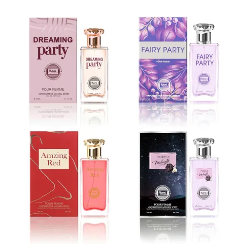 Miniatura 11 de Hybrid & Company Mujer 4 unids Black Opinion La Vie En Rose Paris Para Su Primavera Floración Perfume Natural Spray Fresco Fragancia