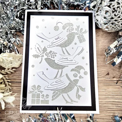 Miniatura 4 de Creative Expressions Troquel de papel para manualidades, colección Cuts-Cut & Lift, 3.9 x 5.8 pulgadas, metal