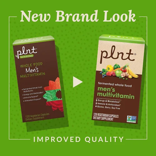 Miniatura 2 de plnt Multivitamínico MenaTMs de alimentos integrales fermentados (120 cápsulas veganas)