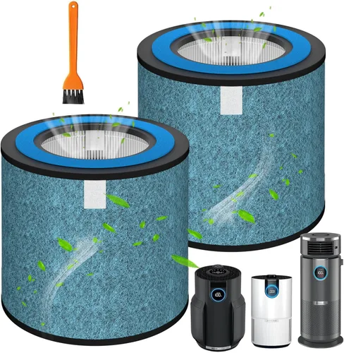 Miniatura 7 de Paquete de 2 filtros HP102 compatibles con Shark HP152 HP102PET HC452 HC450 HC450C HC451 HC452C HC455 HP100 HP100C HP102C HP105