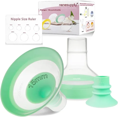 Miniatura 27 de Nenesupply Brida suave de 19mm compatible con piezas de extractor de leche Medela, repuesto de brida de 19mm para accesorios Medela compatibles