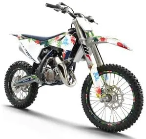 Miniatura 4 de Kit de base gráfica Mini TC 50 Tropic Senge blanco 2018-2023 compatible con Husqvarna