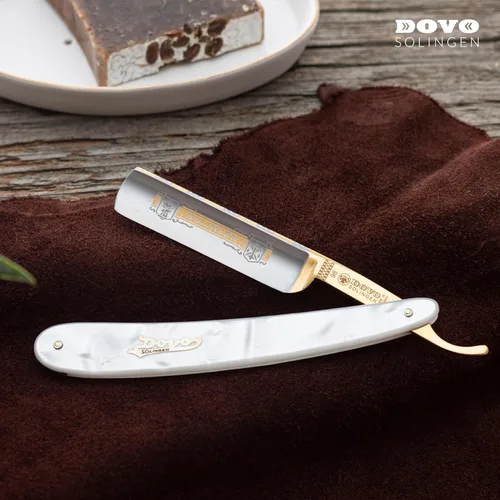 Miniatura 5 de DOVO Maquinilla de afeitar recta DOVO Dorado