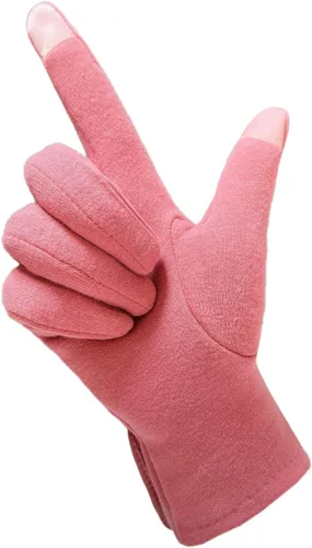 Miniatura 48 de Tomily - Guantes de forro polar para mujer con pantalla táctil