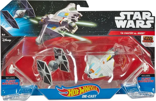 Miniatura 5 de Hot Wheels Star Wars Rebels Ghost vs. Tie Fighter Starships (paquete de 2)