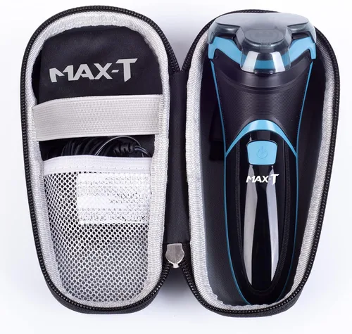 Miniatura 7 de MAX-T Afeitadora eléctrica para hombres, maquinilla de afeitar eléctrica inalámbrica con estuche de viaje, uso húmedo y seco para hombre