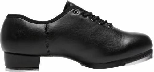 Miniatura 4 de Mens Split Sole Jazz Tap Dance Shoe Black Leather Dance Shoe