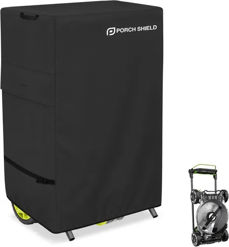 Porch Shield Funda inalámbrica para cortacésped – Cubierta impermeable para cortacésped eléctrica de 20 a 21 pulgadas de largo, 25 pulgadas de largo