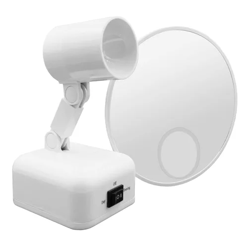 Miniatura 4 de Espejo Floxite con 15 x de aumento y luz, color blanco