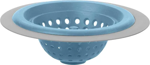OGGI Tapón de fregadero de silicona y metal, gran tapón para fregadero de cocina, tapón de drenaje de silicona, tapón de fregadero, borde de metal