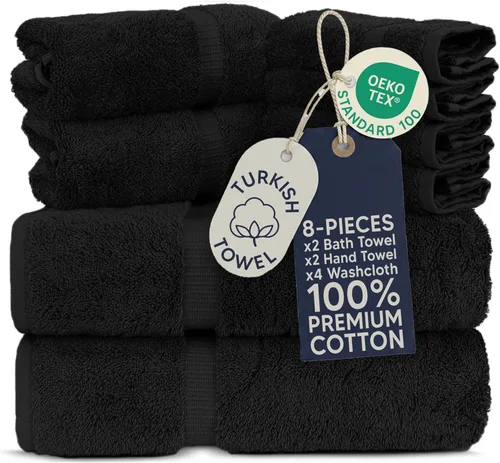 Miniatura 21 de Towel Bazaar Toallas Turcas de Algodón Premium Súper Suaves y Absorbentes (Juego de 2 Toallas de Baño Grandes, Blanco)