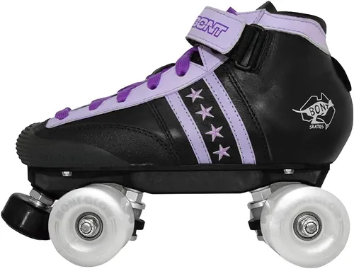 Miniatura 3 de Bont Patines de ruedas para niños con ruedas LED luminosas para interiores y exteriores, 100% piel, juveniles, niños, niñas, niños