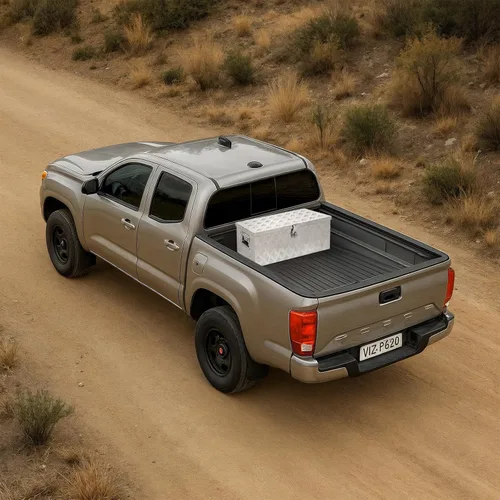 Miniatura 7 de Caja de herramientas de aluminio para camión de 30 pulgadas, cajas de herramientas para camioneta, caja de herramientas para caravana, ATV