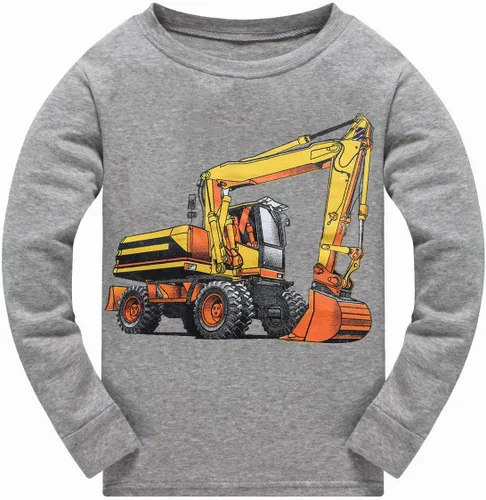 Miniatura 10 de Little Hand Pijamas para niños pequeños, Monster Truck 100% algodón, dinosaurio para niños, 2 piezas, ropa de dormir, conjuntos de ropa de dormir