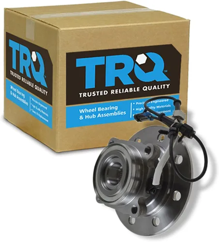 Miniatura 89 de TRQ Cojinete de rueda delantera y conjunto de cubo con sensor ABS compatible con Toyota Sequoia 2008-2022 Tundra 2007-2021