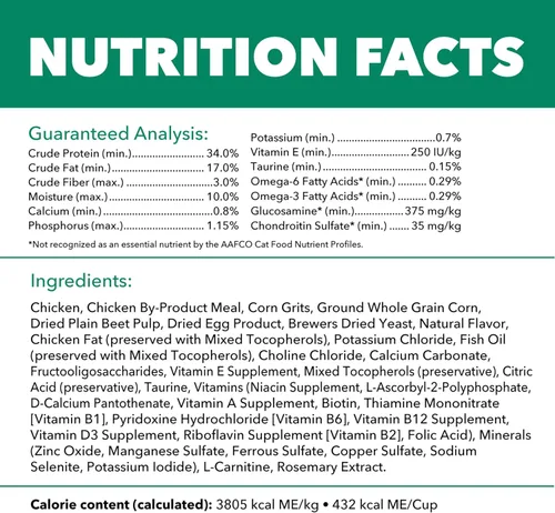 Miniatura 9 de Comida seca para gatos senior saludable IAMS Proactive Health con pollo, bolsa de 3.5 lb