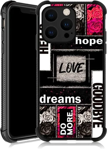 Miniatura 46 de ZHEGAILIAN Funda compatible con iPhone 13 Pro, fundas Cat Heartbeat 13 Pro para niñas, esquinas reforzadas, TPU suave, a prueba de golpes, Latido