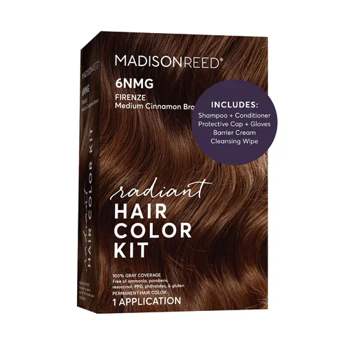 Miniatura 35 de Madison Reed - Kit de color de cabello radiante, tinte permanente para el cabello, 100 % cobertura de canas, sin amoníaco, castaño Catania 5NGM