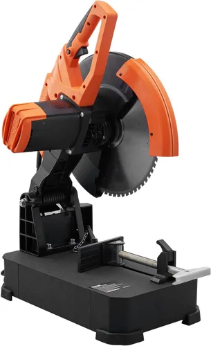 Miniatura 9 de Sierra de corte VEVOR, sierra de corte con diámetro de hoja de 14"/355mm, máquina de corte de acero de 2800W 1200RPM, sierra de corte seca ajustable