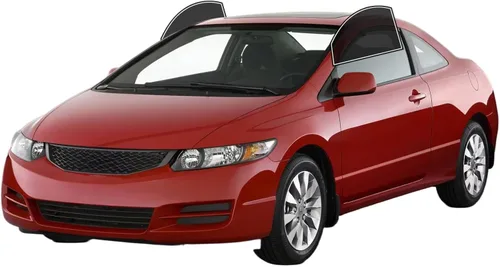 Miniatura 15 de Película de tinte de ventana precortada para Honda Civic Coupé 2006-2011 todos los lados+parabrisas trasero 20% VLT 2 capas antiroturas, bloqueo UV