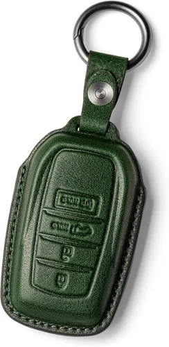 Miniatura 8 de para Toyota Funda para llavero de cuero, estuche para llaves de coche, compatible con Grand Highlander Camry Crown signia Highlander Venza Land