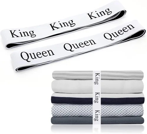 Siutaga 6 bandas organizadoras de sábanas, organizador de sábanas para clóset de lino, correas de sujeción de sábanas, fundas de almohada, bandas de