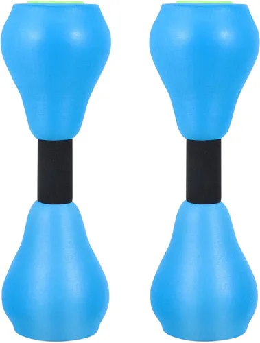 Alipis 2 mancuernas acolchadas ajustables para mujer, para entrenamiento en la piscina, fitness y entrenamiento en casa, mancuernas de agua ligeras