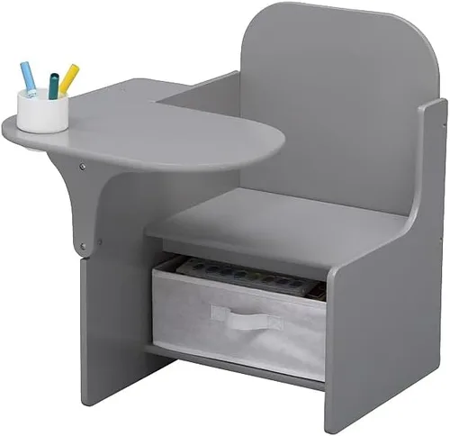 Miniatura 5 de Delta Children MySize - Escritorio con silla y compartimento de almacenamiento, color blanco bianca