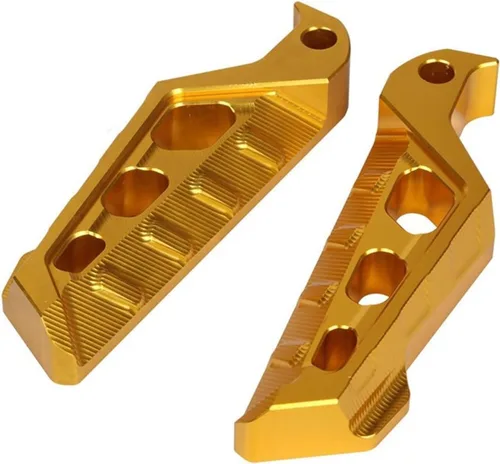 Miniatura 2 de Reposapiés trasero de motocicleta para Yamaha Xmax300 Xmax250 Xmax125 para Xmax 300 para X-Max 250 125 400 1 par de reposapiés de pasajero Oro