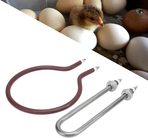 Miniatura 8 de Elemento calefactor del tubo del calentador de la incubadora, elemento calefactor de la incubadora de 200 W, accesorios de bobina del calentador